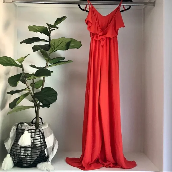 Boutique Summer Neon Wide Leg Jumpsuit MEDIUM - Picture 2 of 7